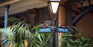 New Orleans Square street sign