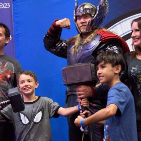 Thor and D23 Members