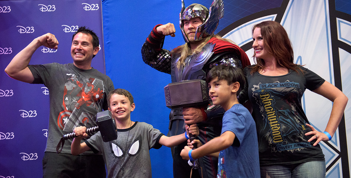 Thor and D23 Members