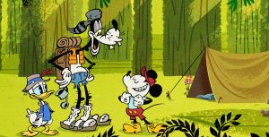 Roughin' It Mickey Mouse cartoon