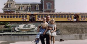 Walt Disney at the opening of Disneyland