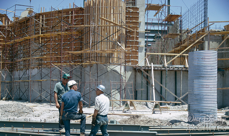 Cinderella Castle construction at Walt Disney World