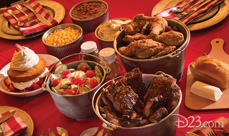 Fried chicken at Hoop-Dee-Doo Musical Revue