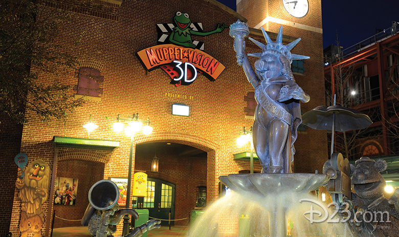 Muppet*Vision 3D Fountain 
