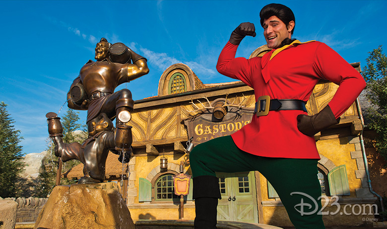 Gaston’s Fountain at Fantasyland 