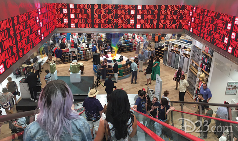 D23 Members Enjoy An Exclusive Pre Opening Of Uniqlo At Disney Springs D23