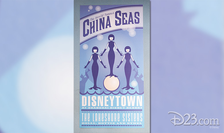 Lakeshore Sisters poster at Shanghai Disneytown