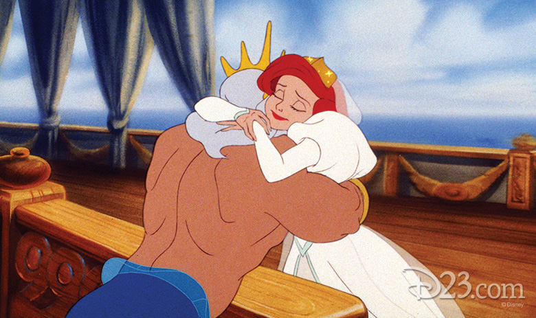 Ariel and King Triton - The Little Mermaid