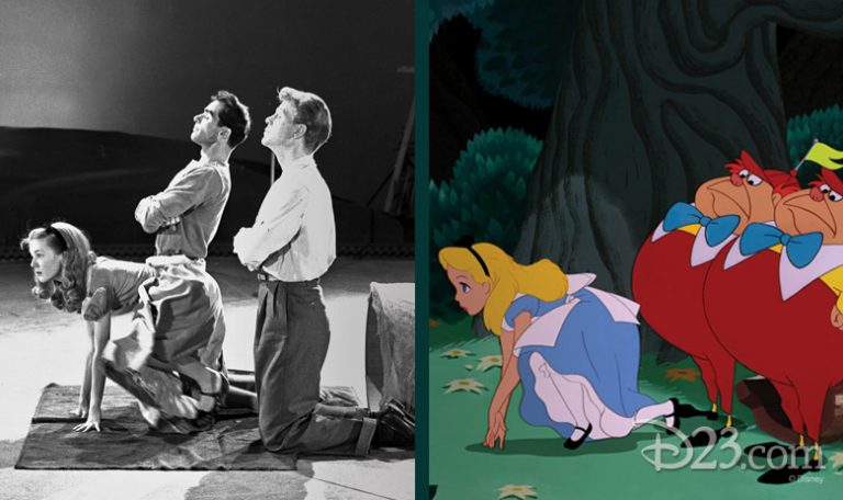 5 Rare Photos Reveal Secrets From Walt Disneys Alice In Wonderland D23 