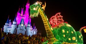 Elliott in Main Street Electrical Parade