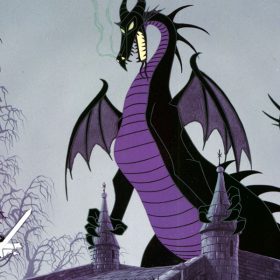 Maleficent as a dragon in Sleeping Beauty