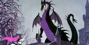 Maleficent as a dragon in Sleeping Beauty