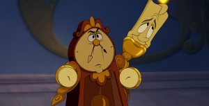 Cogsworth and Lumiere