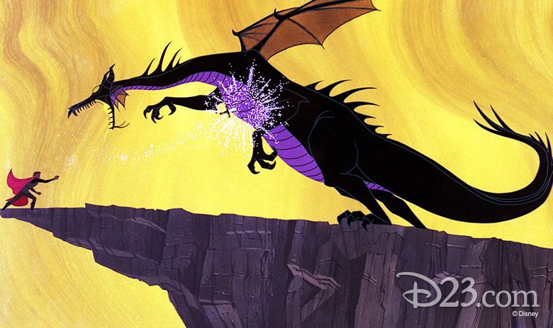 Maleficent as a dragon from Sleeping Beauty