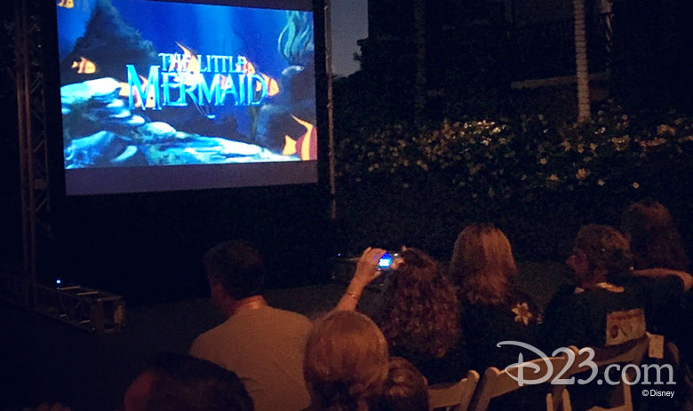 D23 Members attend a private viewing of The Little Mermaid