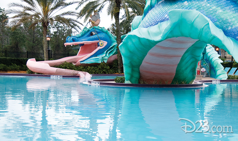 Doubloon Lagoon’s “Scales” Slide at Port Orleans Resort—French Quarter
