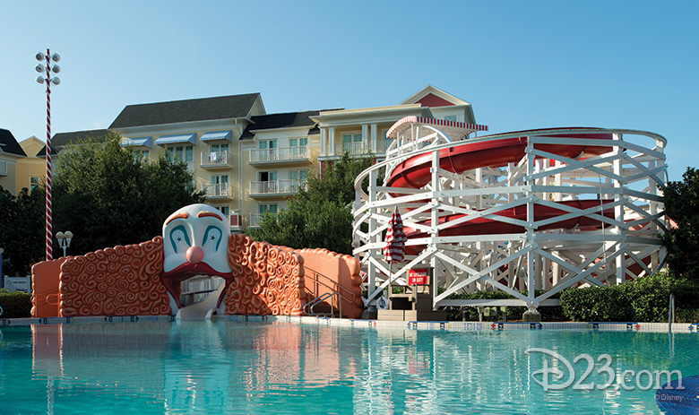Luna Park Pool Slide at Disney’s Boardwalk Inn