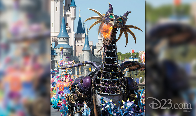 Maleficent in Disney’s Festival of Fantasy Parade