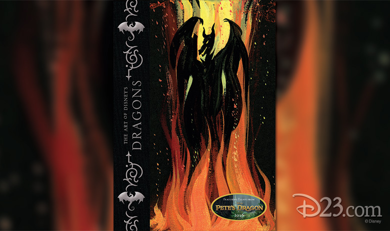 Cover art for The Art of Disney’s Dragons featuring Maleficent from Sleeping Beauty