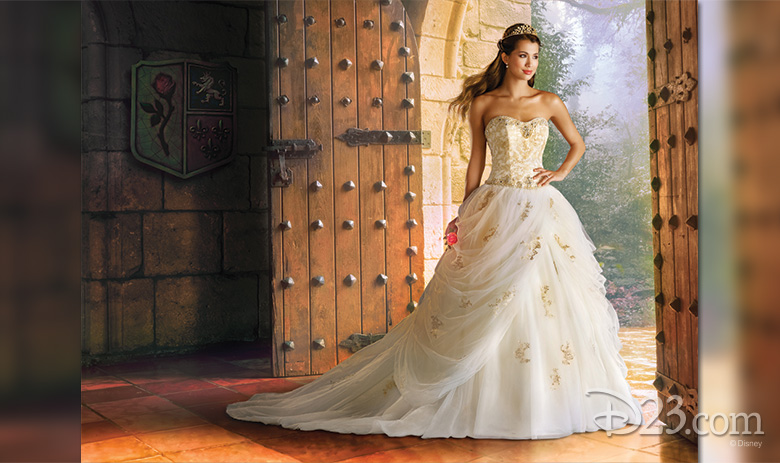 beauty and the beast wedding dress cartoon