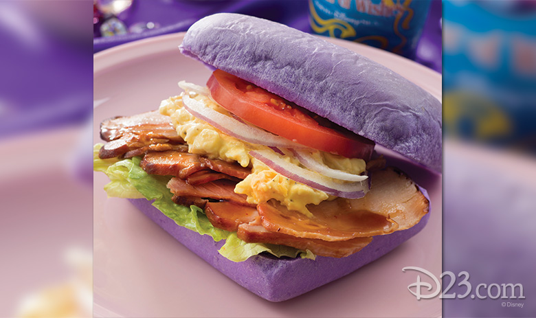 purple sandwich