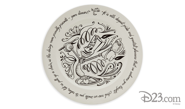 Lumiere Be Our Guest Dinner Plate