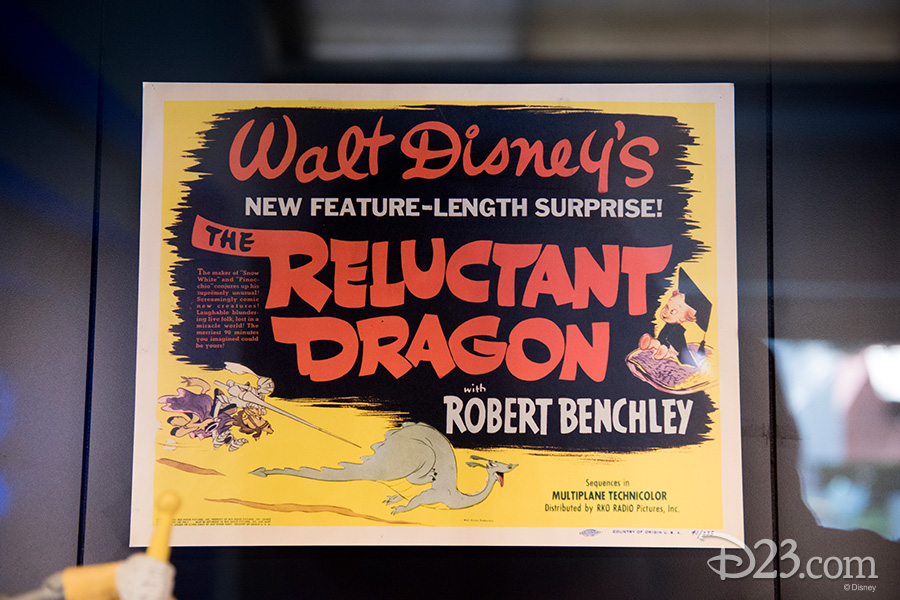 Lobby card created for publicity for The Reluctant Dragon