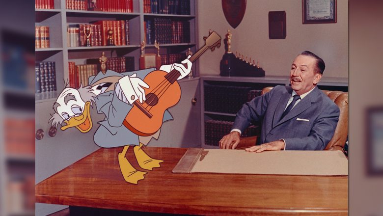 Ludwig Von Drake and Walt Disney