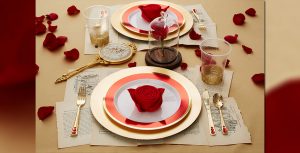 Beauty and the Beast place settings