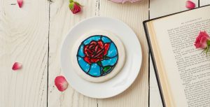 Beauty and the Beast - Stained glass cookies