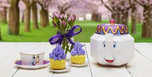Mrs. Potts and Chip tea set