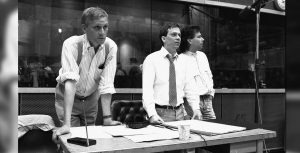 Howard Ashman in the recording studio