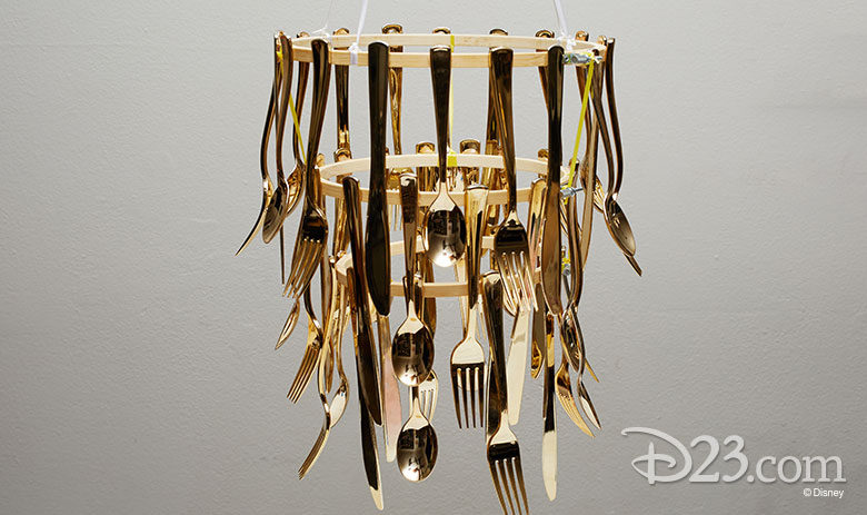 Be Our Guest chandelier