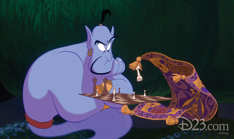 Genie and Carpet Chess Match