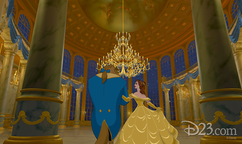 The Ballroom In Beauty And Beast, Disney Beauty And The Beast Chandelier Scene