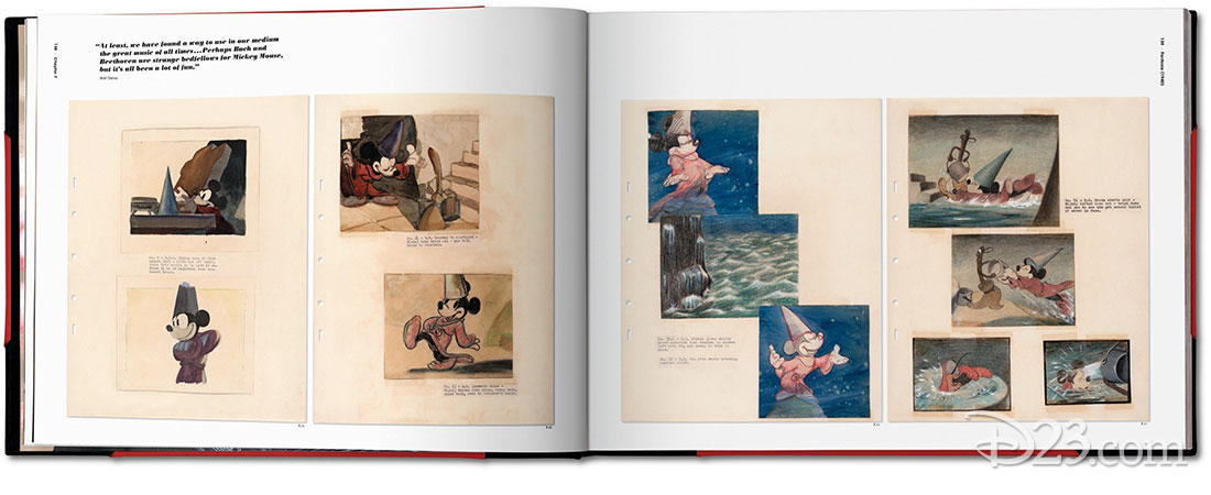 spread from The Walt Disney Film Archives: The Animated Movies 1921–1968