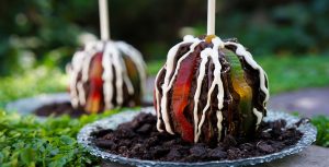 Halloween caramel apple