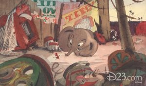 early artwork from Dumbo