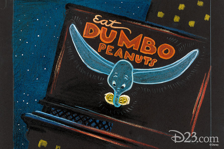 Dumbo concept art from The Walt Disney Film Archives: The Animated Movies 1921–1968