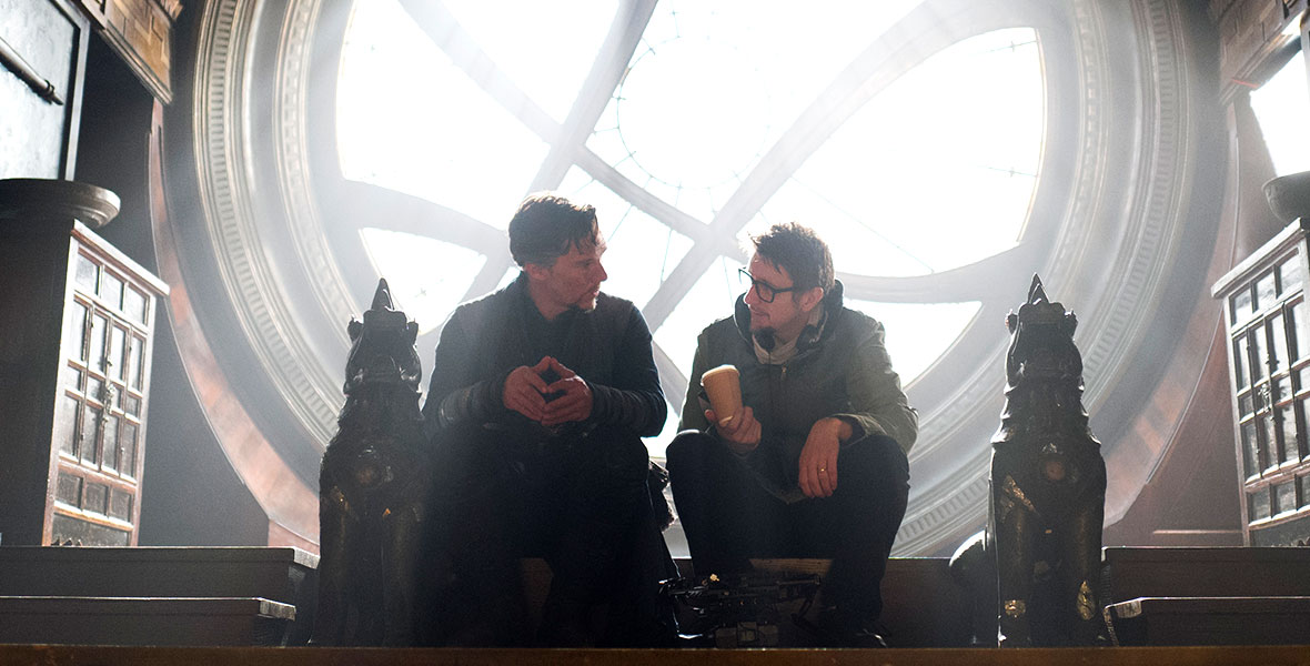 Benedict Cumberbatch and Scott Derrickson