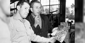Bob Mattey and Walt Disney