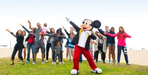 Mickey Mouse dancing