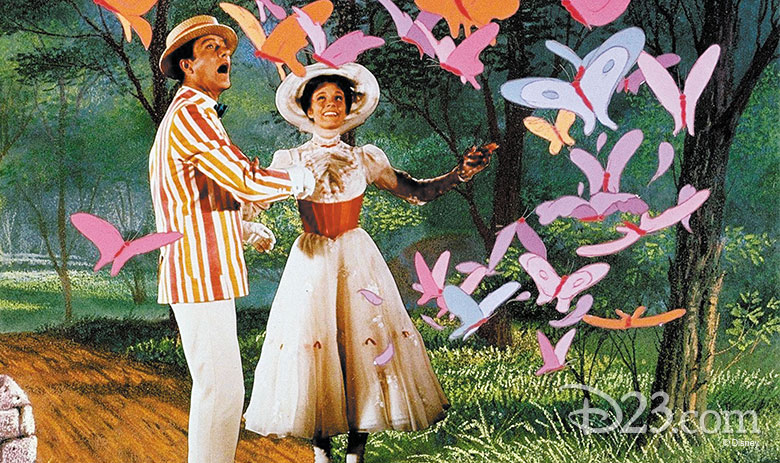 Mary Poppins and Bert