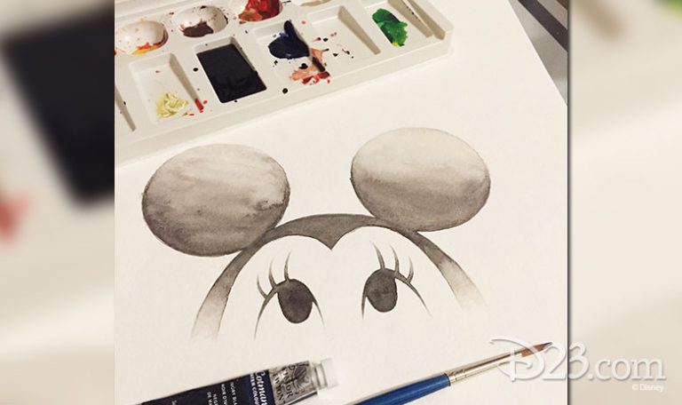 This Minnie Mouse Art is as Adorable as Minnie Herself - D23