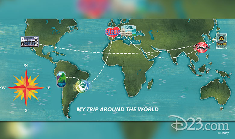 Mickey Mouse birthday adventure map