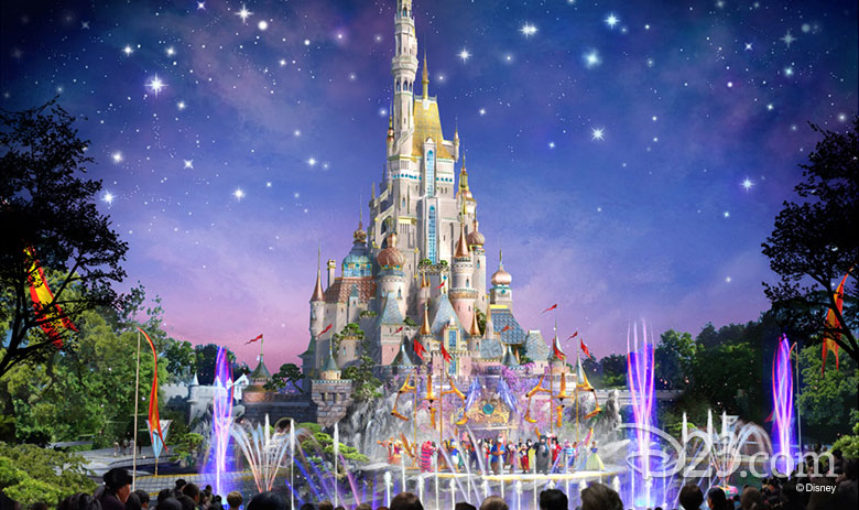 Sleeping Beauty Castle at Hong Kong Disneyland