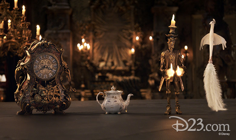 Cogsworth, Mrs. Potts, Lumiere