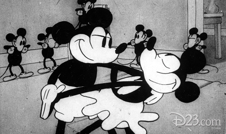 Classic Mickey Modern Black and White Series Fashion Trend Cartoon