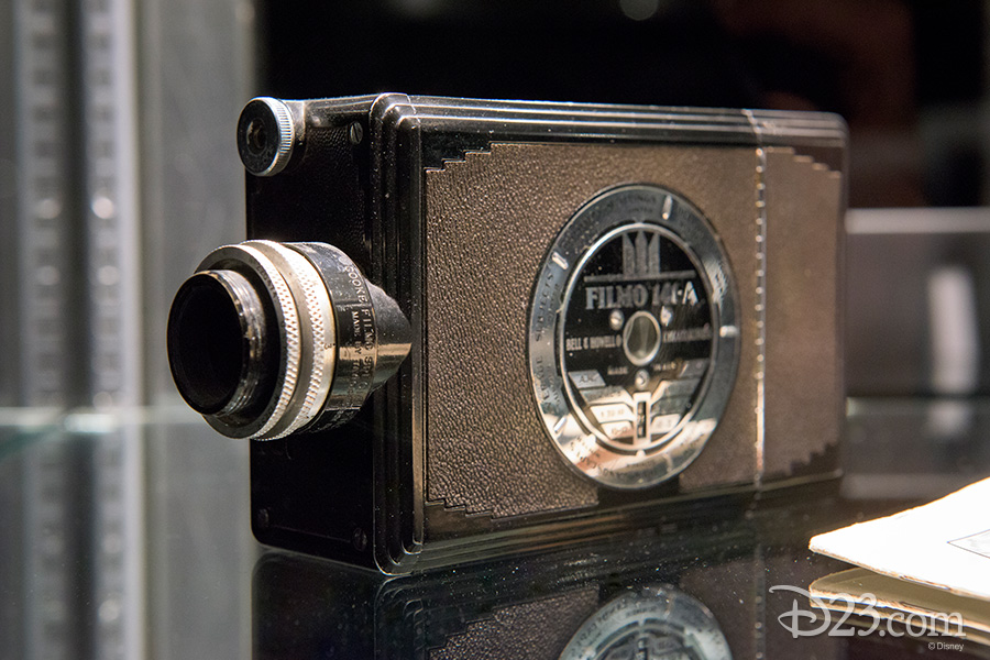 16mm camera used by Walt Disney during his South American goodwill tour. Footage featured in Saludos Amigos 1943