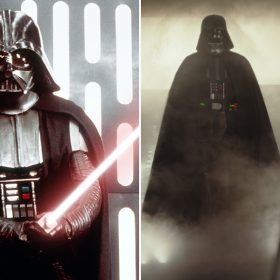 A New Hope and Rogue One Darth Vader comparison